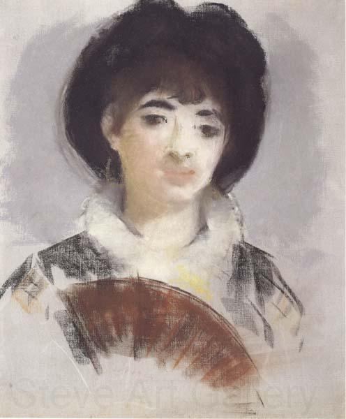 Edouard Manet Portrait de La comtesse Albazzo (mk40) Norge oil painting art